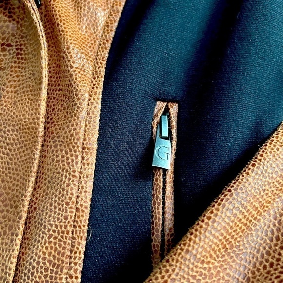 G by Guilliani Faux Leather MOTO Style Jacket Sz Small - Picture 7 of 14